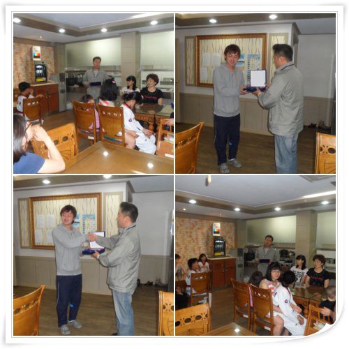 공로패 증정(유영철 팀장님)
